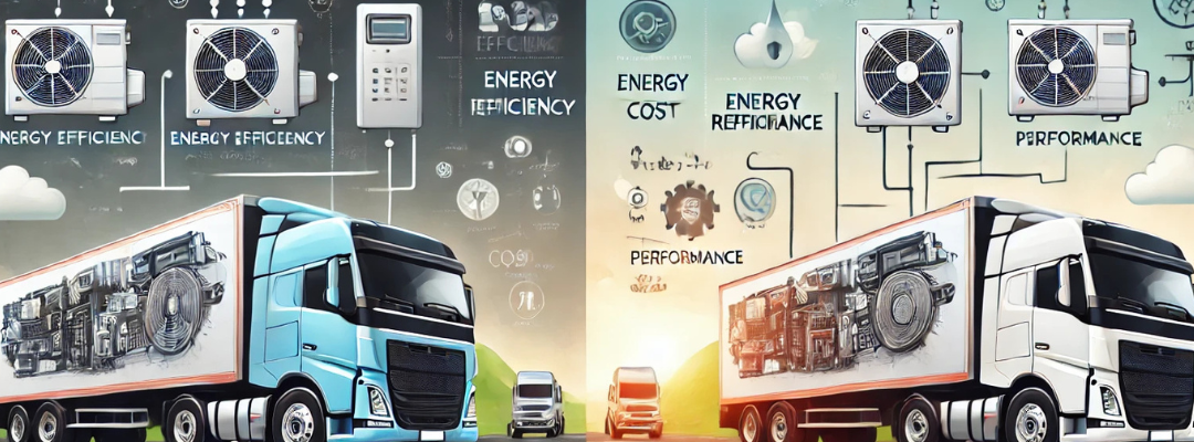 Comparing Electric and Engine-driven Air Conditioners for Trucks